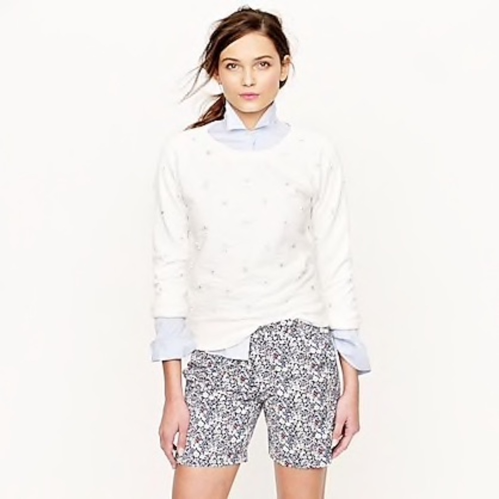 J.Crew Liberty Chino Shorts in June’s Meadow
